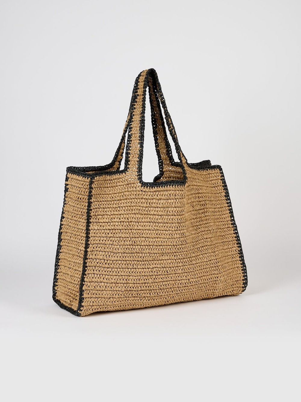 OAK + FORT • Woven Boathouse Beach Bag Straw Tropez Tote